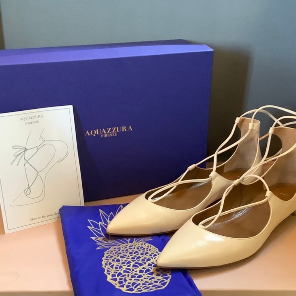 Aquazzura Christy Ballerina Flats - Picture 2 of 8